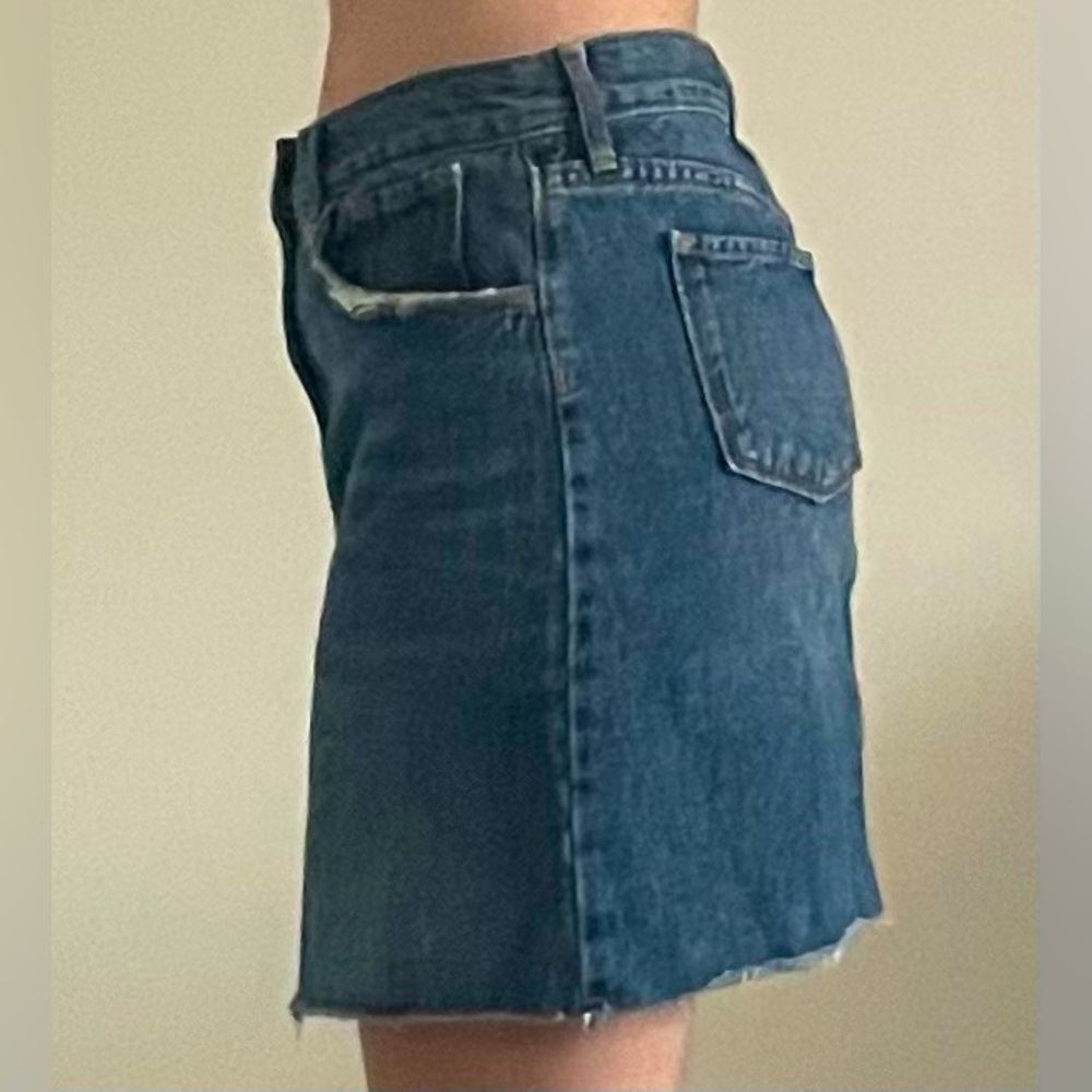 OLD NAVY button up jean skirt size XL made in Bangladesh